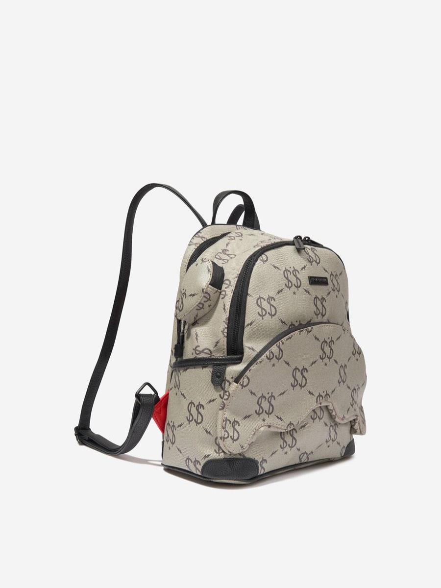 Boys Sprayground Bags & Backpacks | Kids Double Money Savage Backpack In Grey