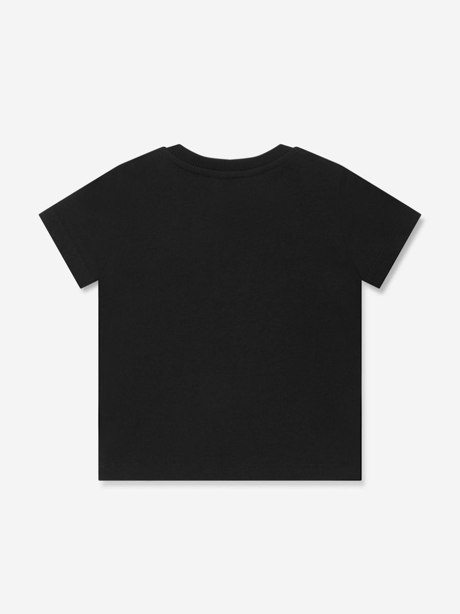 Boys Moschino Kids T-Shirts & Tops | Baby Teddy Logo T-Shirt In Black