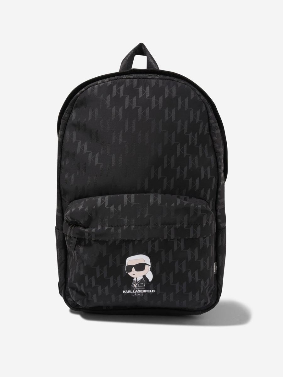 Boys Karl Lagerfeld Bags & Backpacks | Boys Karl Backpack In Black