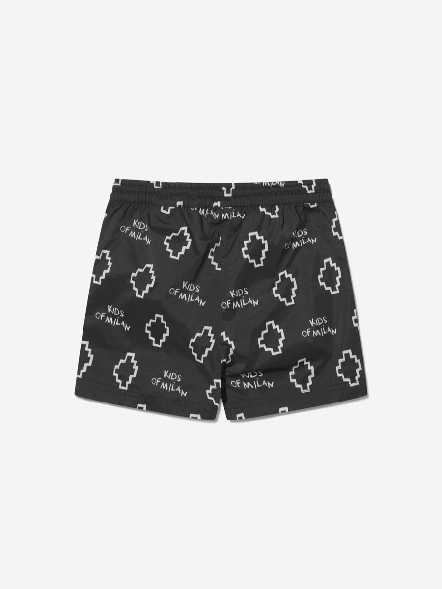 Boys Marcelo Burlon Swimwear | Boys Logo Print Swim Shorts