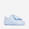 Baby Versace Shoes | Baby Boys Leather Trainers In Blue