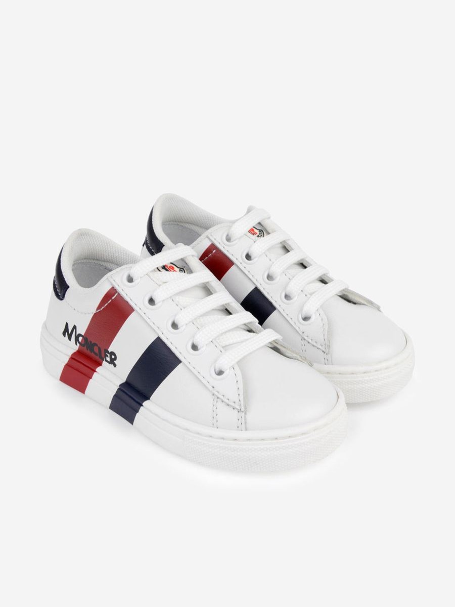 Boys Moncler Enfant Sneakers | Moncler Boys Leather Trainers