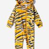 Boys Molo Babygrows & Rompers | Baby Boys Organic Cotton Wild Animal Bodysuit