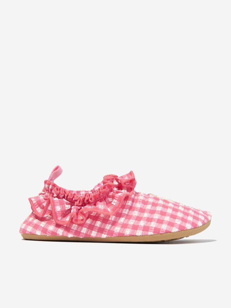 Baby Konges Slojd Shoes | Girls Soline Frill Swim Shoes In Pink