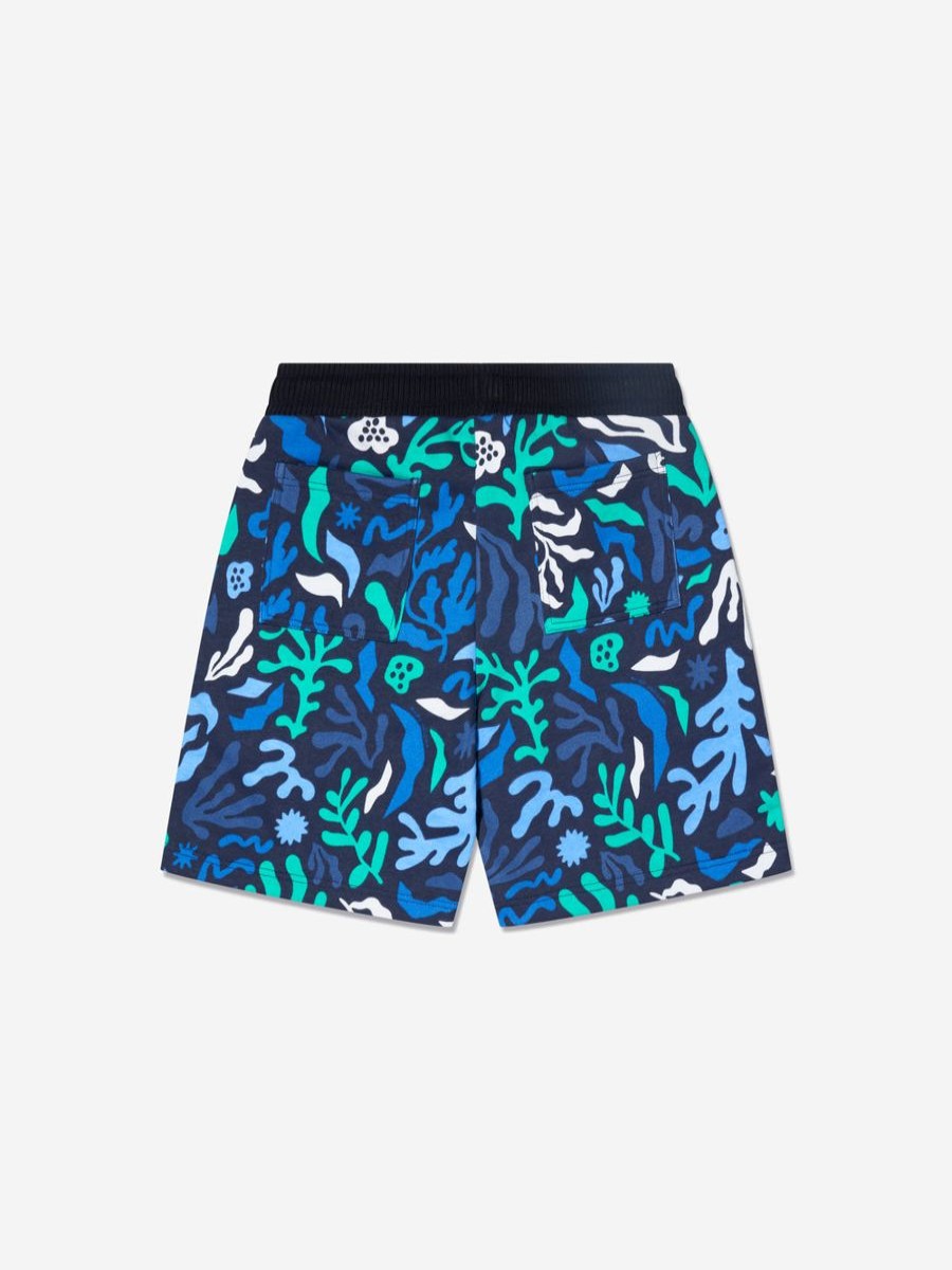 Boys MARC JACOBS Shorts | Boys Algae Print Shorts In Navy