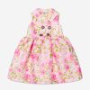 Girls Mama Luma Dresses | Girls Floral Dress In Pink