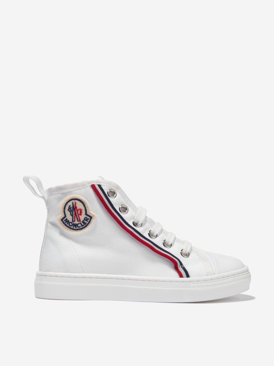 Boys Moncler Enfant Sneakers | Unisex Anyse Ii High Top Logo Trainers