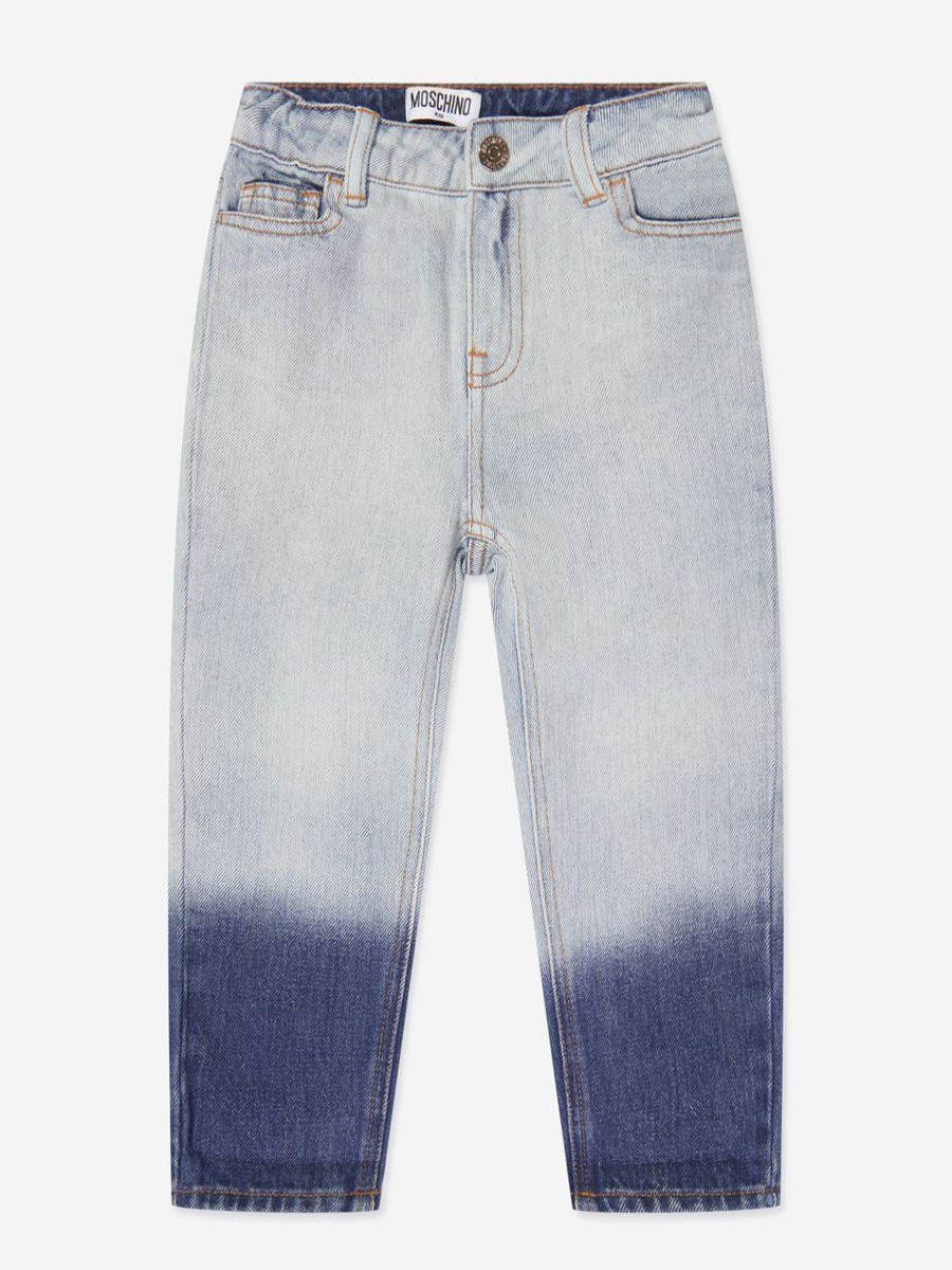 Boys Moschino Kids Jeans | Kids Slim Fit Jeans In Blue