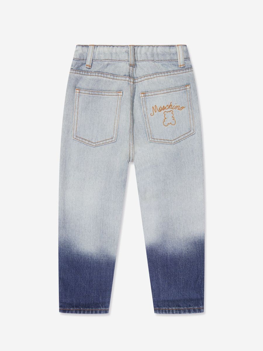 Boys Moschino Kids Jeans | Kids Slim Fit Jeans In Blue