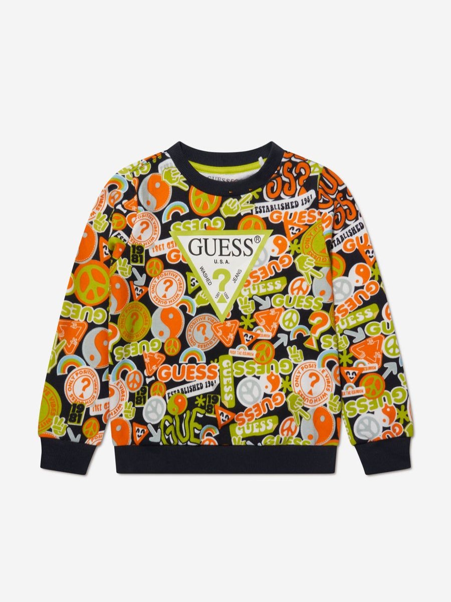 Boys Guess Sweatshirts & Hoodies | Boys Go Wild Sweatshirt In Multicolour