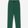 Boys KENZO KIDS Trousers | Kenzo Kids - Boys Straight Cut Twill Trousers In Green | Childsplay Clothing