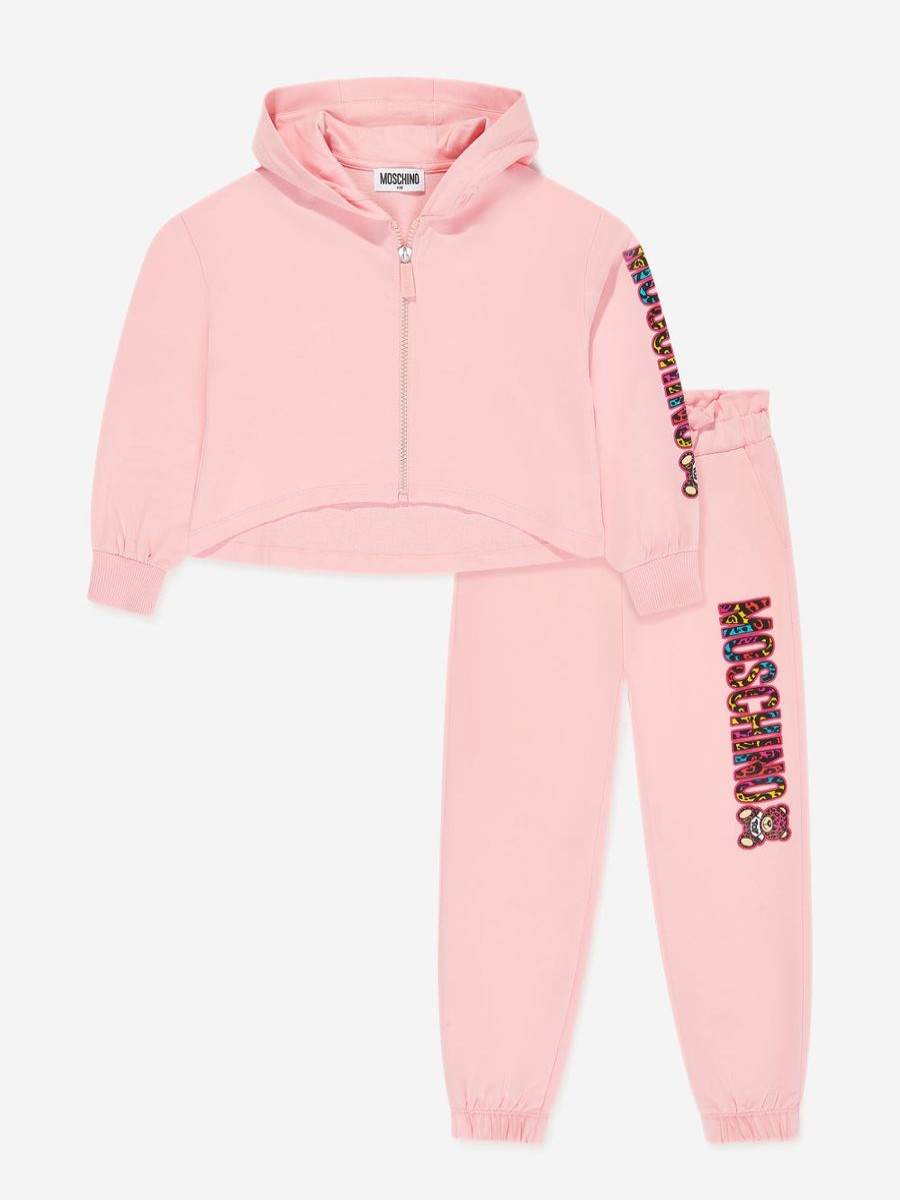 Teen Moschino Kids Tracksuits | Girls Logo Tracksuit In Pink