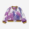 Girls Dolce & Gabbana Kids Coats & Jackets | Baby Girls Wisteria Cotton Fleece Bomber