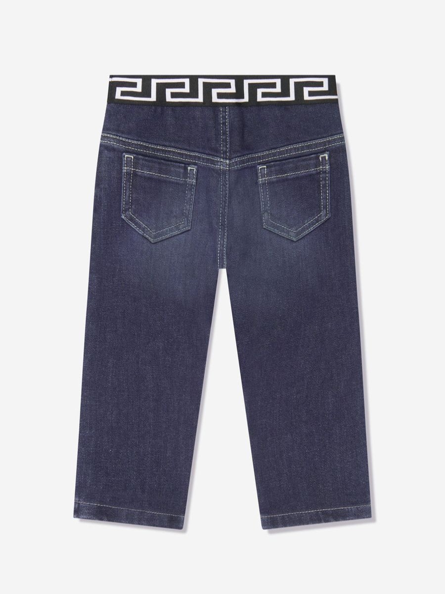 Baby Versace Jeans | Baby Boys Slim Fit Jeans In Blue