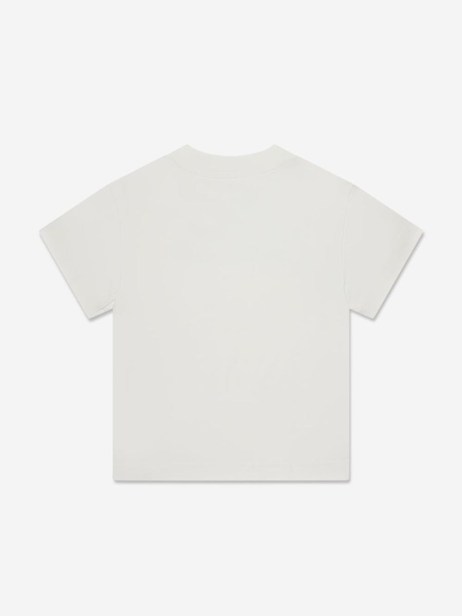 Boys Palm Angels T-Shirts & Tops | Boys Neon Logo T-Shirt In White