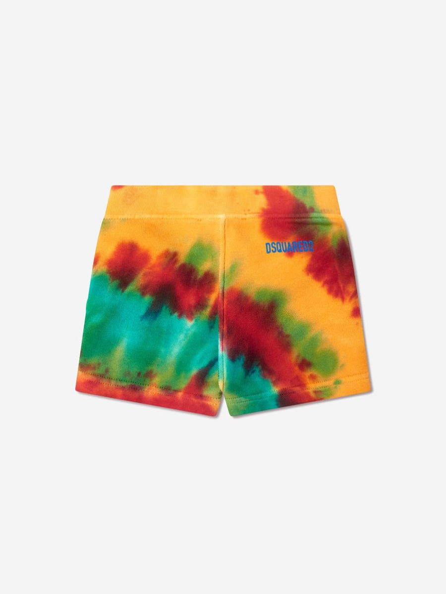 Boys Dsquared2 Kids Shorts | Baby Tie Dye Shorts In Multicolour