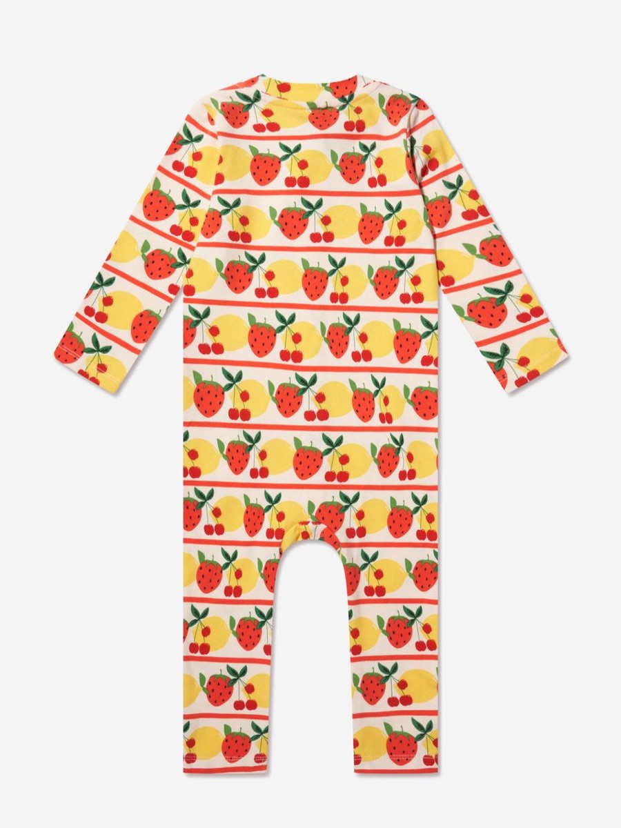 Girls Mini Rodini Babygrows & Rompers | Baby Fruits Jumpsuit In Multicolour