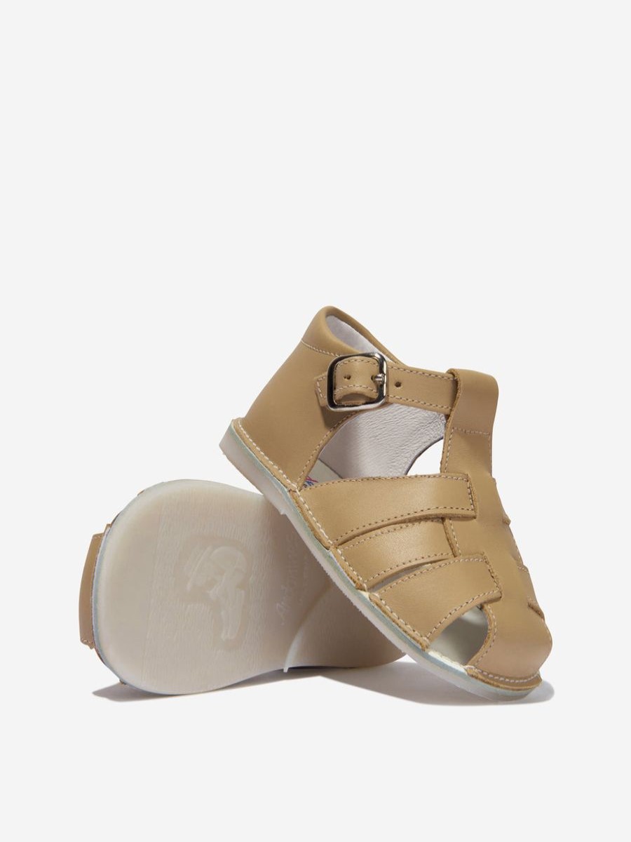 Baby Andanines Shoes | Andanines - Baby Buckle Strap Sandals In Grey | Childsplay Clothing