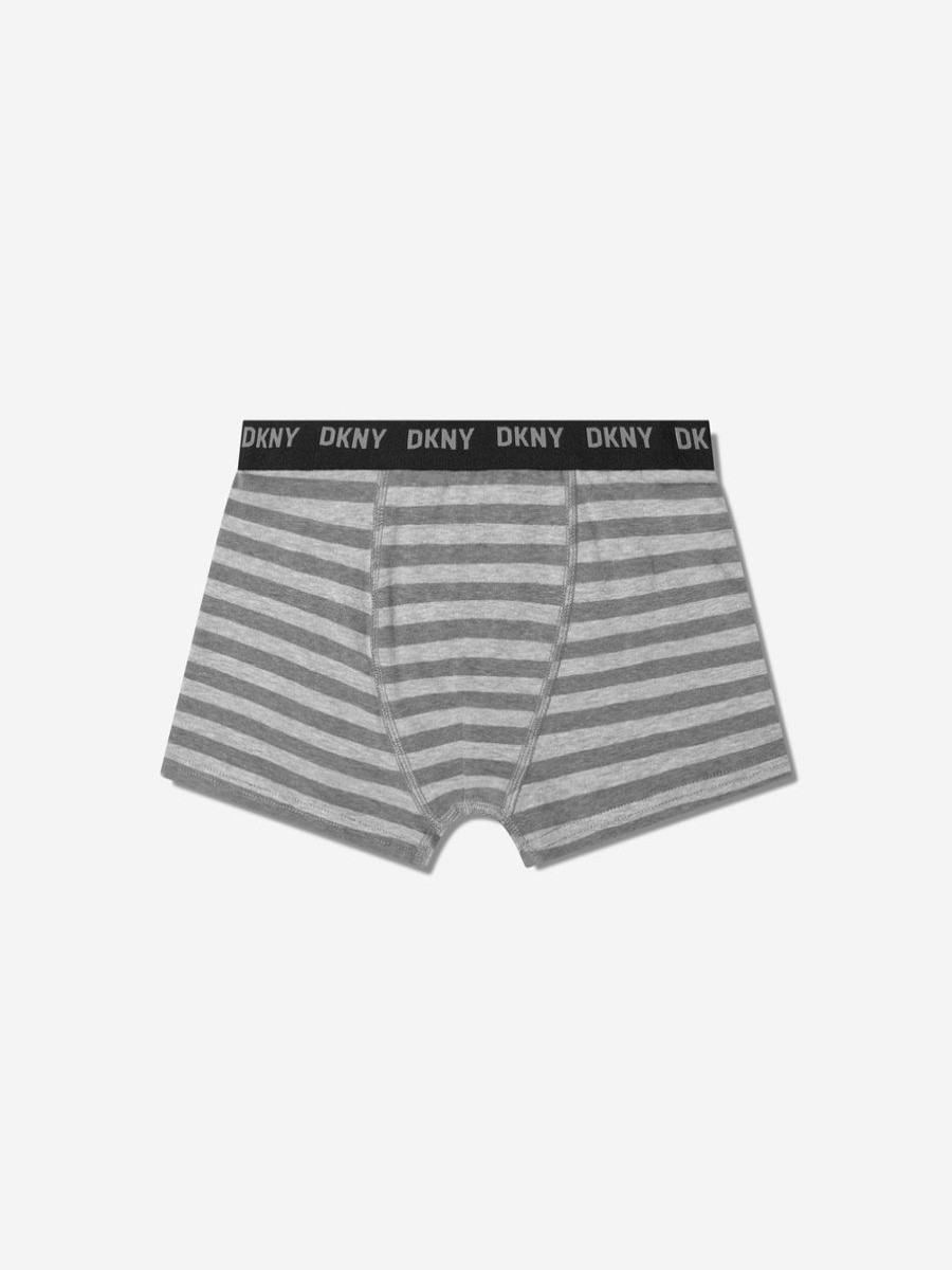 Boys DKNY Underwear | Boys 3 Pack Boxer Shorts Set In Grey