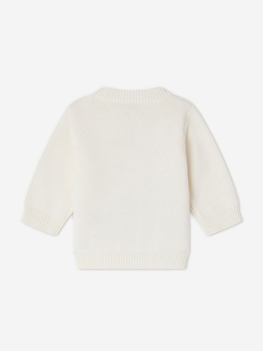 Baby Bonpoint Jumpers & Cardigans | Baby Girls Almire Cashmere Jumper In Ivory