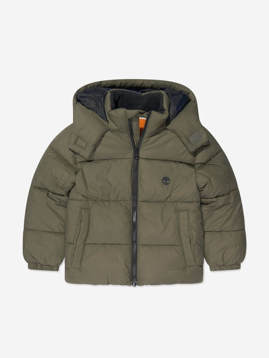 Boys Timberland Coats & Jackets | Boys Puffer Jacket In Green