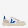 Teen Veja Footwear | Boys Small V-10 Lace Up Trainers In White