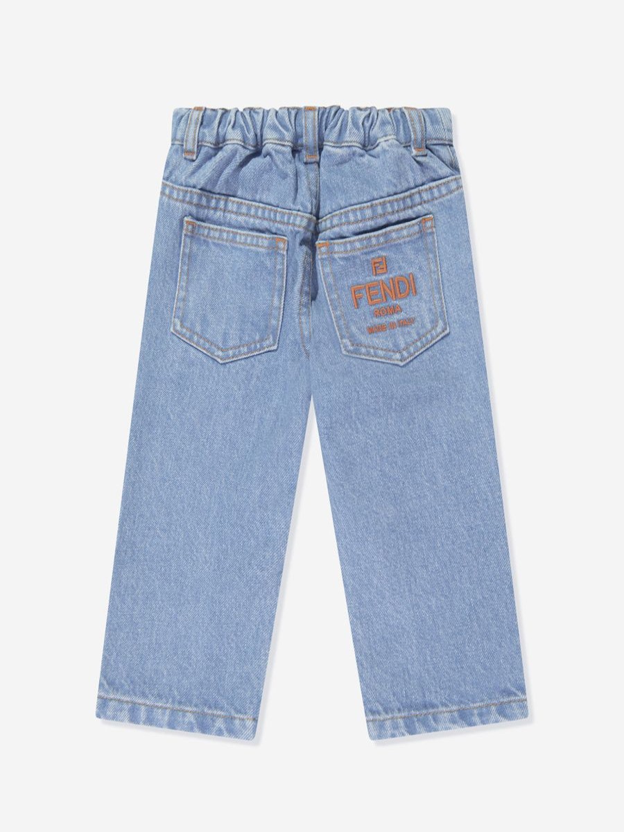 Boys Fendi Kids Jeans | Baby Boys Denim Jeans In Blue