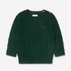 Boys Ralph Lauren Kids Jumpers & Cardigans | Baby Boys Cable Knit Jumper In Green