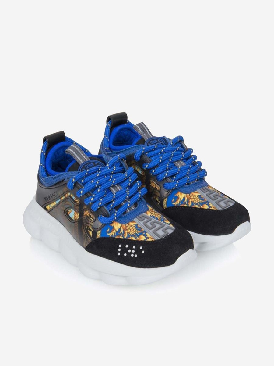 Boys Versace Sneakers | Versace Boys Chain Reaction Trainers