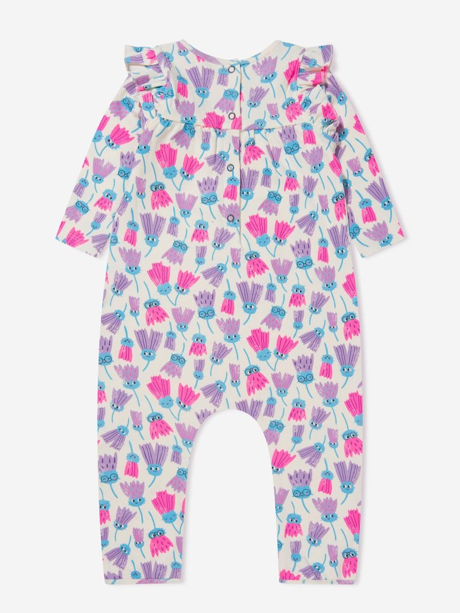 Girls The Bonnie Mob Babygrows & Rompers | The Bonnie Mob - Girls Organic Cotton Lizzie Romper | Childsplay Clothing