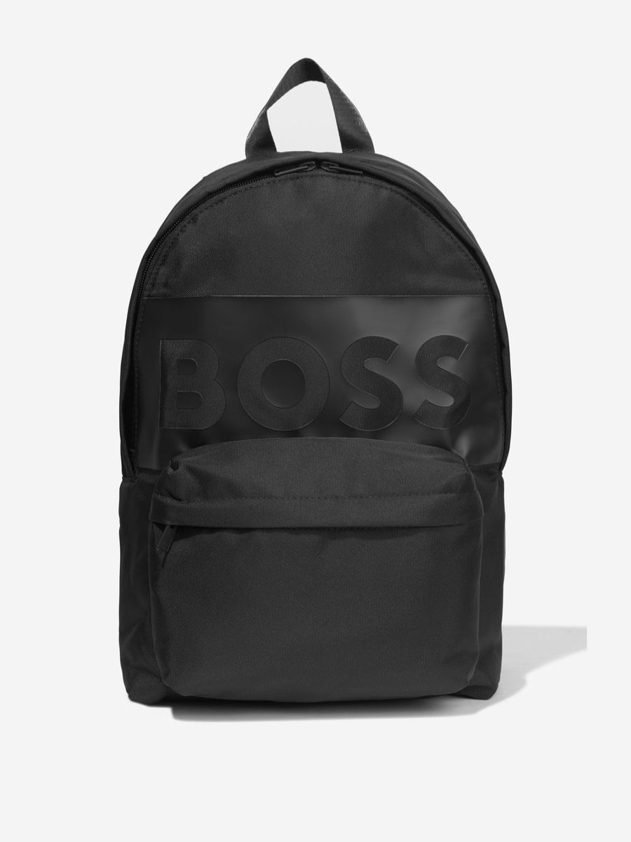 Boys BOSS Bags & Backpacks | Boys Logo Rucksack In Black