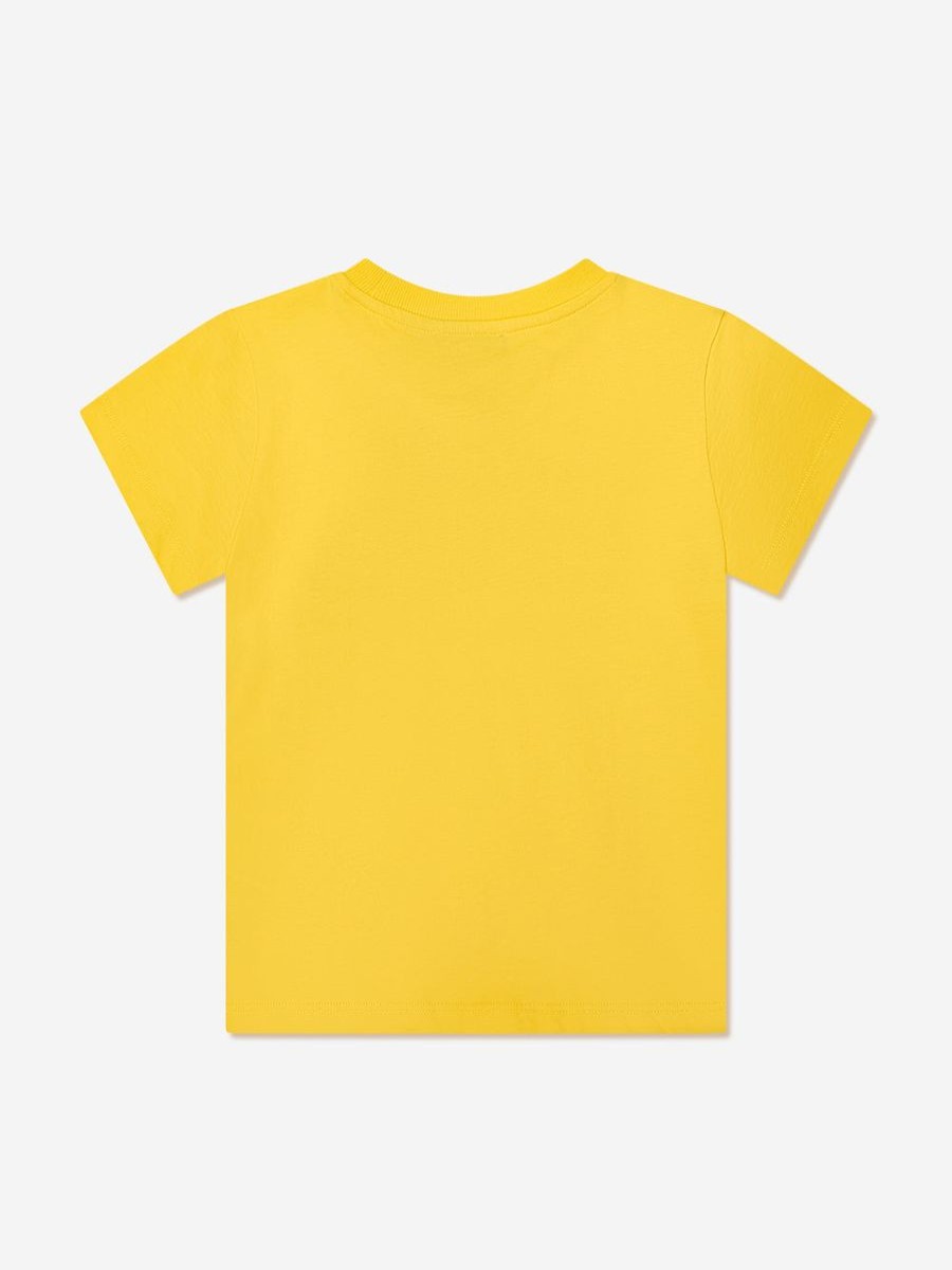 Boys Moschino Kids T-Shirts & Tops | Kids Teddy Logo T-Shirt In Yellow