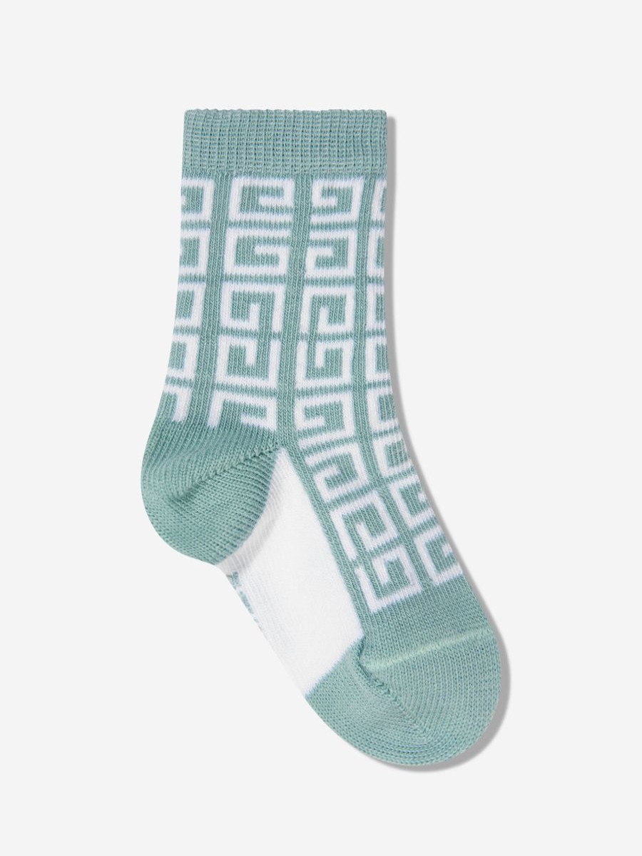 Boys Givenchy Socks | Baby Boys 2 Pack Socks Set In White