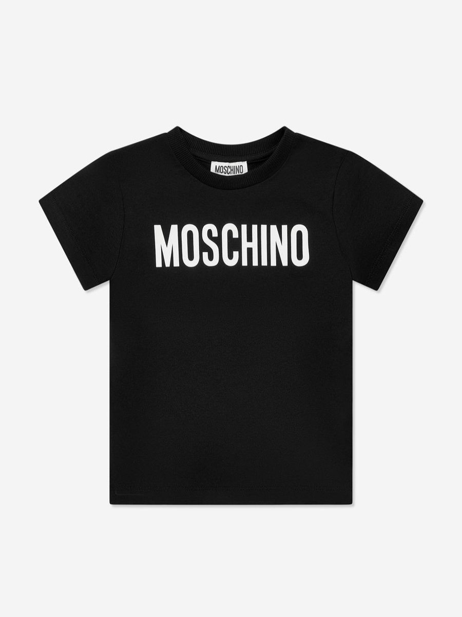 Boys Moschino Kids T-Shirts & Tops | Kids Logo T-Shirt In Black