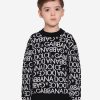 Boys Dolce & Gabbana Kids Jumpers & Cardigans | Boys Wool Logo Jumper In Black