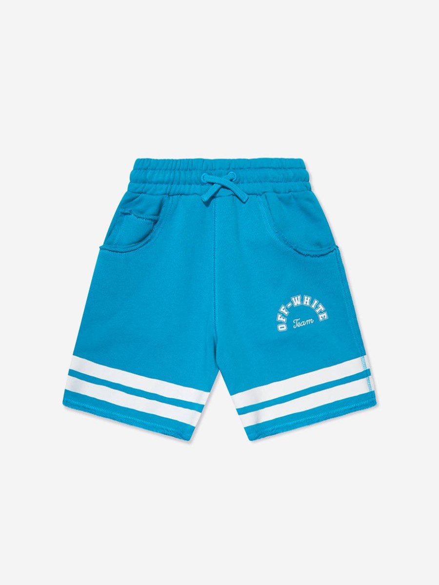 Boys Off-White Shorts | Boys Team 23 Sweat Shorts In Blue