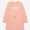 Girls KENZO KIDS Dresses | Girls Logo Sweater Dress In Pink