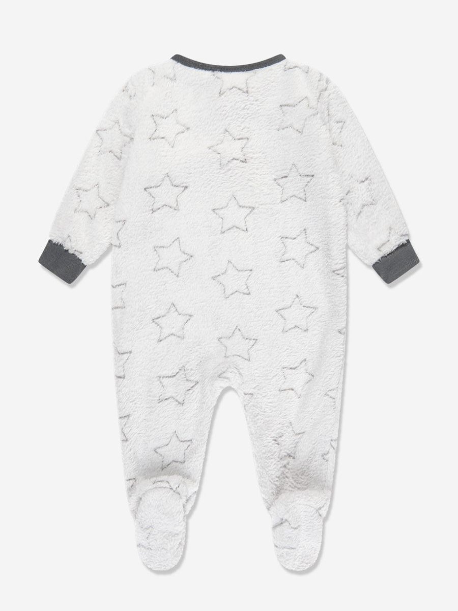 Boys DKNY Babygrows & Rompers | Baby Boys Fleece Onesie In Grey