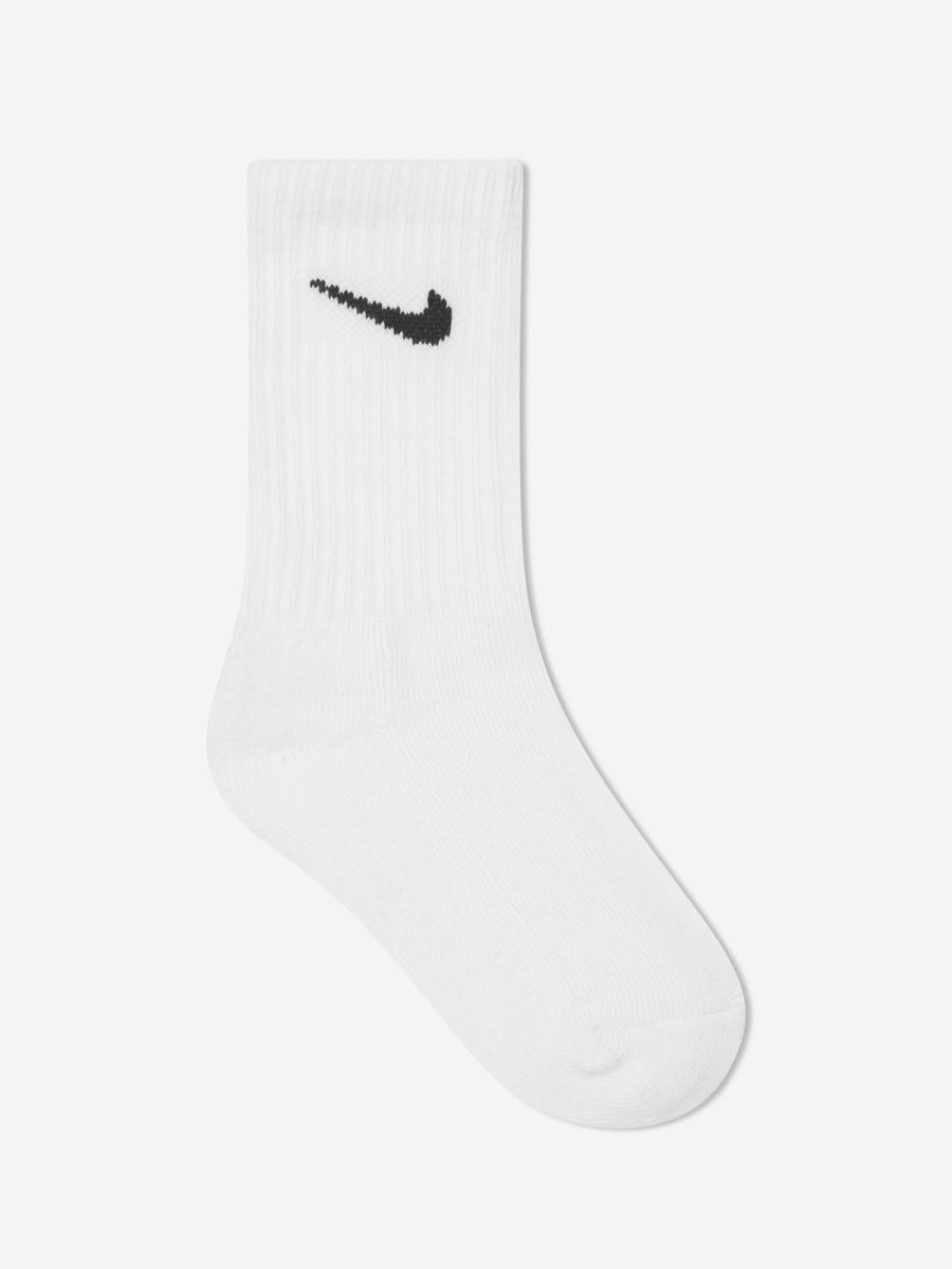 Boys Nike Socks | Boys Basic 3 Pack Socks Set In White