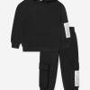 Teen Moschino Kids Tracksuits | Boys Logo Tracksuit In Black