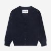 Boys Trussardi Jumpers & Cardigans | Boys Menkent Cardigan In Navy