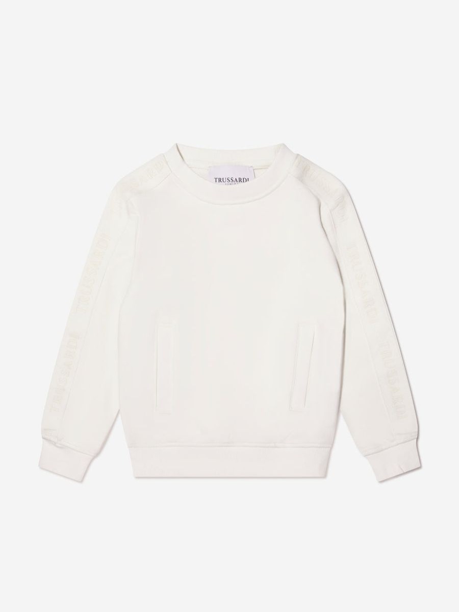 Boys Trussardi Sweatshirts & Hoodies | Boys Sibbain Sweatshirt In Ivory