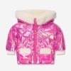 Girls Billieblush Coats & Jackets | Baby Girls Bunny Puffer Jacket In Pink