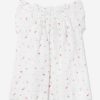 Girls Bonpoint Dresses | Baby Girls Cotton Flower Print Dress