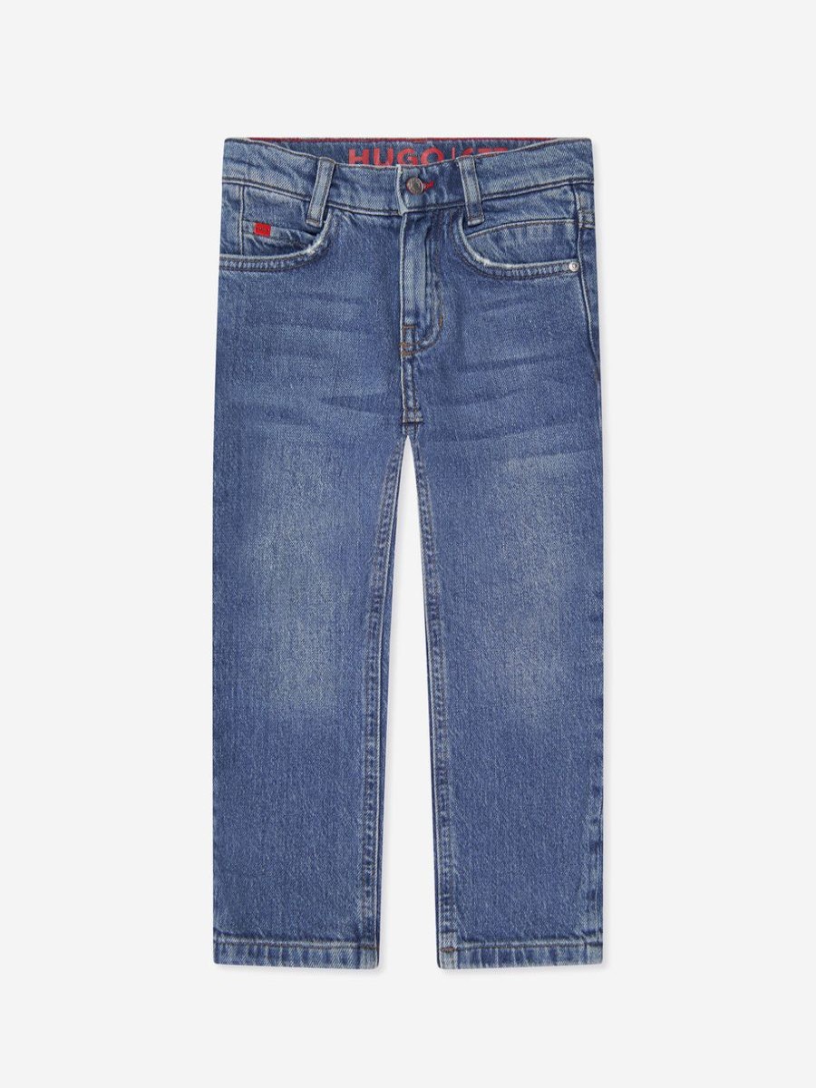 Boys Hugo Jeans | Boys Regular Fit Jeans In Blue