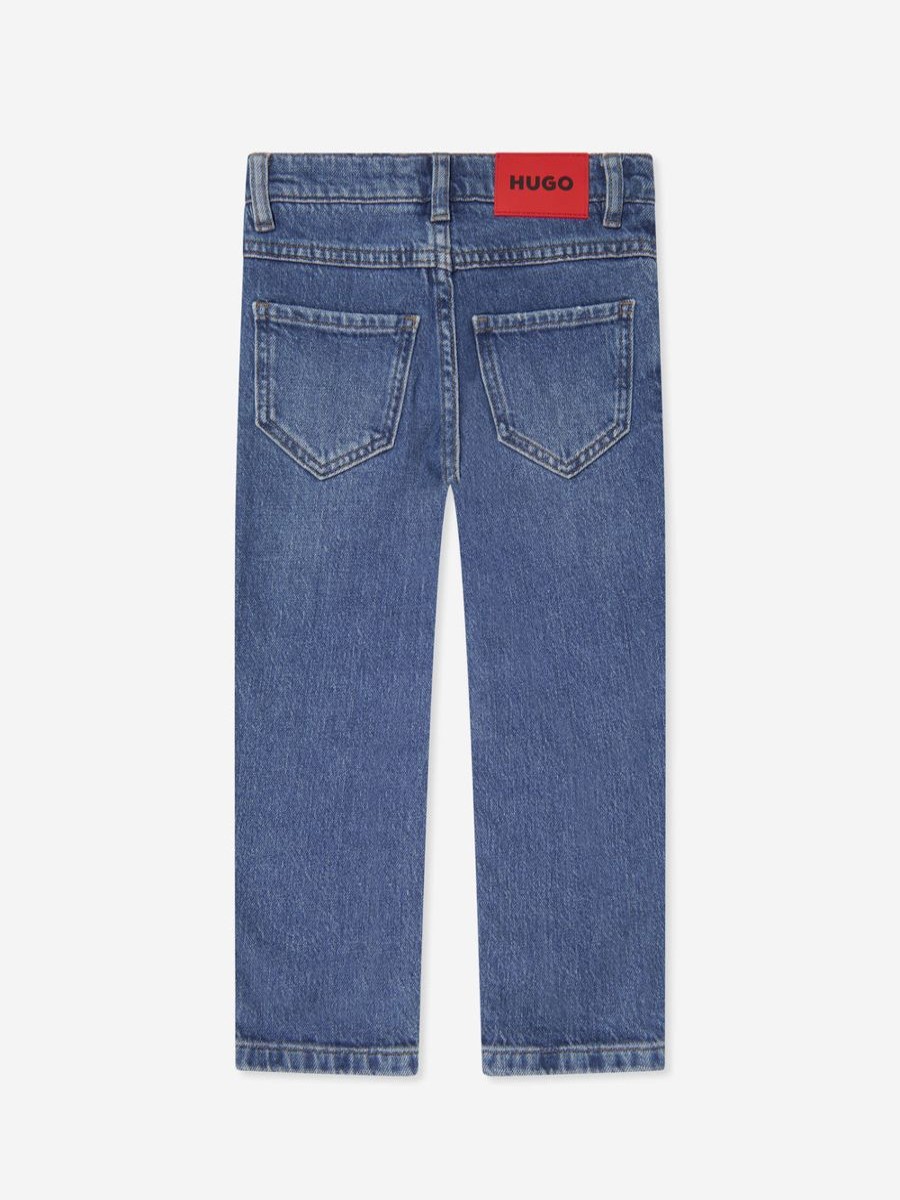 Boys Hugo Jeans | Boys Regular Fit Jeans In Blue