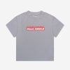 Boys Palm Angels T-Shirts & Tops | Boys Flames Regular T-Shirt In Grey