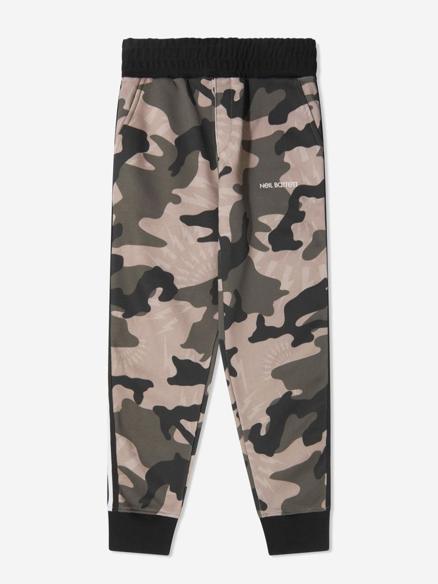 Boys Neil Barrett Sweatpants | Neil Barrett - Boys Camouflage Print Sweatpants | Childsplay Clothing