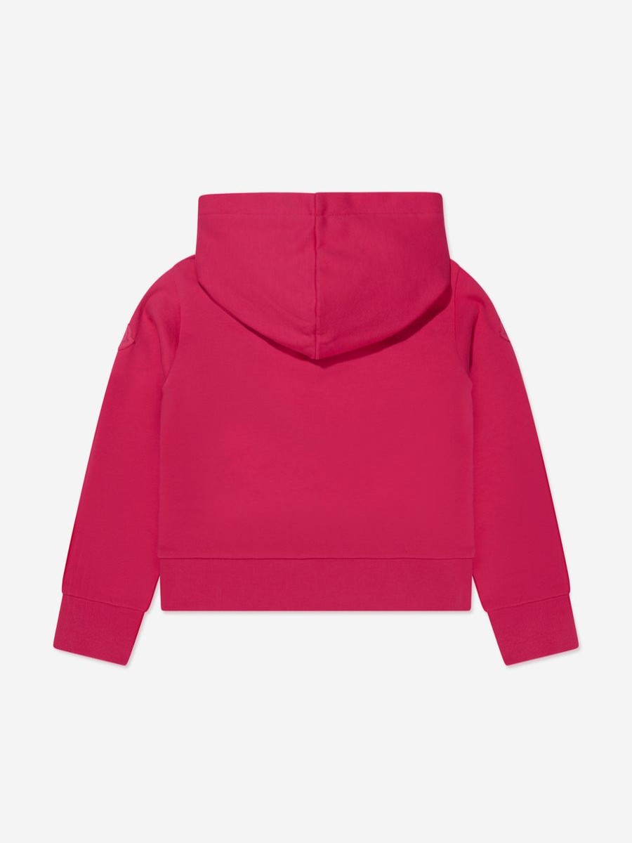 Girls Moncler Enfant Sweatshirts & Hoodies | Girls Logo Hoodie In Pink