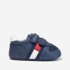 Boys Tommy Hilfiger Sneakers | Baby Boys Velcro Strap Pre-Walker Trainers